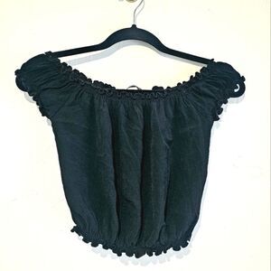 Brandy Melville ruffled crop